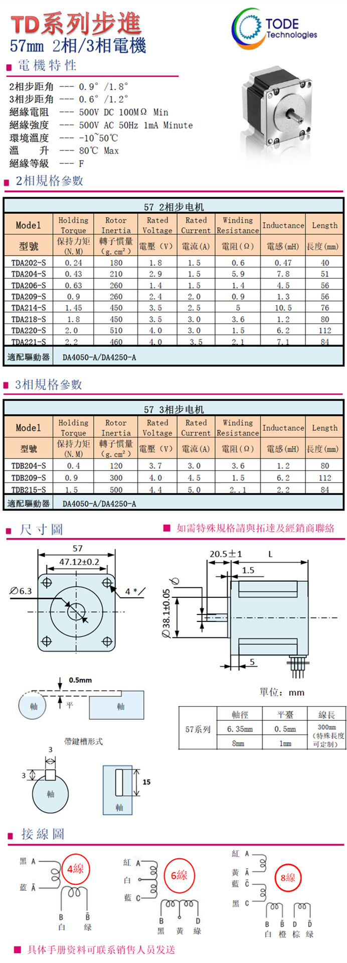 步进电机57系列3相